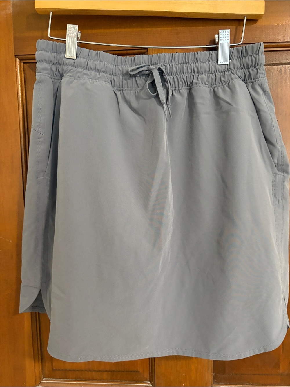 RBX Size Medium Light Gray SKORT with Drawstring